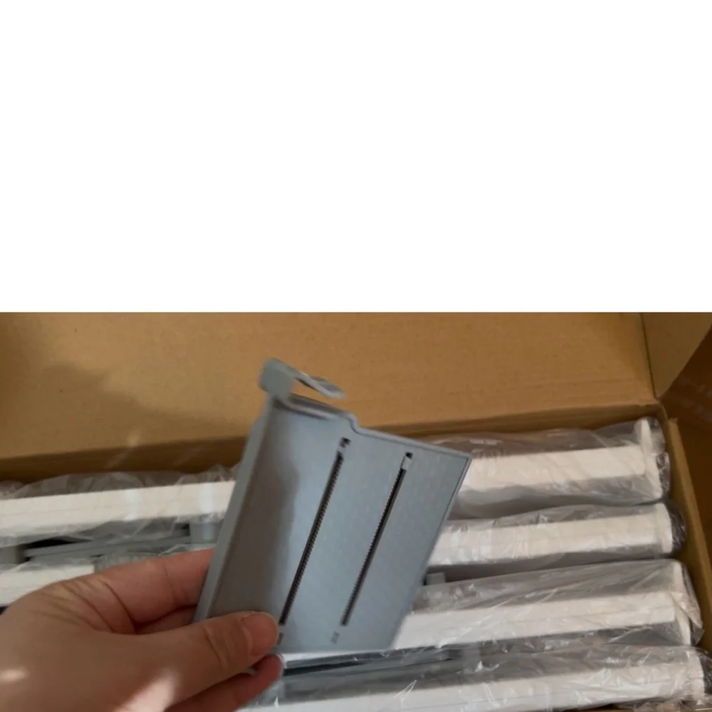 Adjustable Drawer Dividers in White and Gray